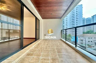 Apartamento com 3 dormitórios à venda, 192 m² por r$ 950.000,00 - pitangueiras - guarujá/sp