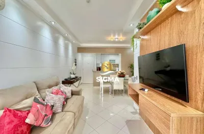 Apartamento com 3 quartos sendo 1 suíte à venda, 90 m² por r$ 695.000 - pitangueiras - guarujá/sp.