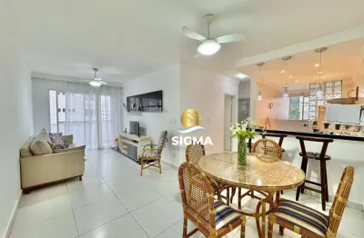 Apartamento com 2 dormitórios à venda, 70 m² por r$ 550.000,00 - pitangueiras - guarujá/sp