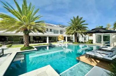 Casa com 8 dormitórios à venda, 1056 m² por r$ 32.000.000,00 - jardim acapulco - guarujá/sp