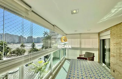 Apartamento com 3 suítes  à venda, 120 m² por r$ 1.300.000 - jardim astúrias - guarujá/sp