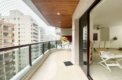 Apartamento com 4 quartos sendo 2 suítes à venda, 168 m² por r$ 1.100.000 - pitangueiras - guarujá/sp.