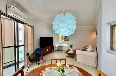 Apartamento com 2 dormitórios à venda, 71 m² por r$ 580.000,00 - pitangueiras - guarujá/sp
