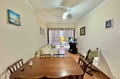 Apartamento com 1 dormitório à venda, 57 m² por r$ 400.000,00 - tombo - guarujá/sp