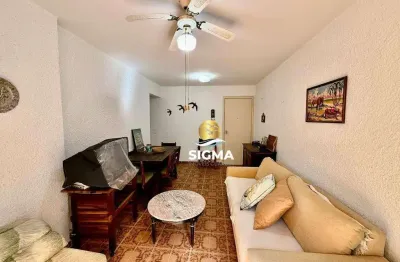 Apartamento com 2 dormitórios à venda, 68 m² por r$ 550.000 - pitangueiras - guarujá/sp.