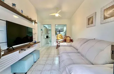 Apartamento com 2 dormitórios à venda, 75 m² por r$ 415.000,00 - jardim astúrias - guarujá/sp