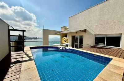 Cobertura com 3 quartos sendo 1 suíte à venda, 196 m² por r$ 2.500.000 - jardim astúrias - guarujá/sp.