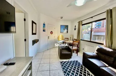 Apartamento com 2quartos sendo 1 suíte à venda, 65 m² por r$ 380.000 - jardim astúrias - guarujá/sp.