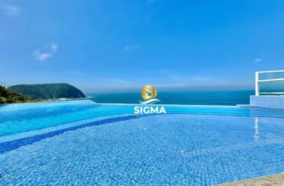 Apartamento duplex com 2 dormitórios à venda, 82 m² por r$ 1.040.000,00 - enseada - guarujá/sp