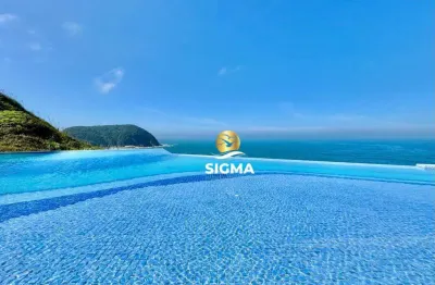 Apartamento duplex com 2 suítes à venda, 82 m² por r$ 890.000 - praia da enseada - guarujá/sp.