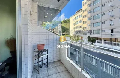 Apartamento com 2 dormitórios à venda, 62 m² por r$ 370.000,00 - astúrias - guarujá/sp