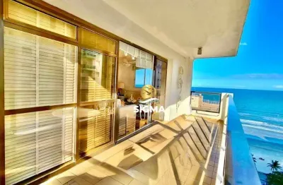 Apartamento com 3 dormitórios sendo 1 suíte  à venda, 145 m² por r$ 1.060.000 - pitangueiras - guarujá/sp