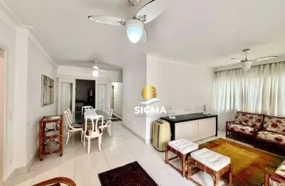 Apartamento com 3 quartos sendo 1 suíte à venda, 120 m² por r$ 690.000 - pitangueiras - guarujá/sp.