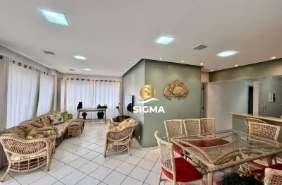 Apartamento com 3 dormitórios sendo 1 suíte  à venda, 120 m² por r$ 680.000 - pitangueiras - guarujá/sp