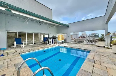 Cobertura com 3 quartos sendo 2 suítes à venda, 160 m² por r$ 650.000 - enseada - guarujá/sp.