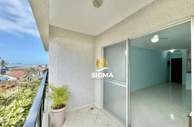 Apartamento com 3 dormitórios sendo 1 suíte  à venda, 90 m² por r$ 460.000 - enseada - guarujá/sp