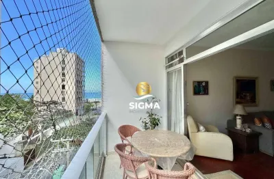 Apartamento com 3 dormitórios sendo 1 suíte  à venda, 150 m² por r$ 850.000 - pitangueiras - guarujá/sp