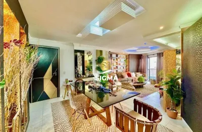 Apartamento com 4 dormitórios à venda, 160 m² por r$ 775.000,00 - pitangueiras - guarujá/sp