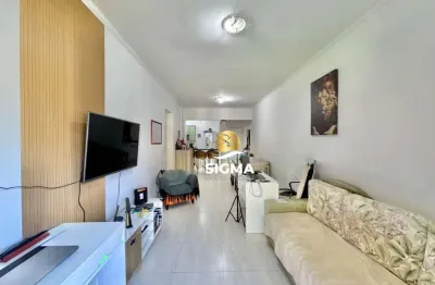 Apartamento com 2 dormitórios sendo 1 suíte  à venda, 70 m² por r$ 400.000 - tombo - guarujá/sp