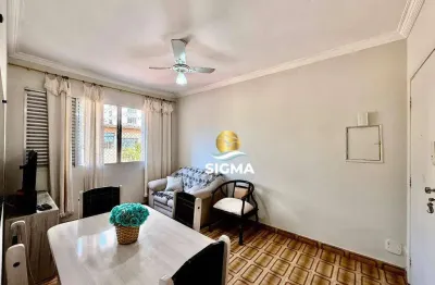 Apartamento com 2 dormitórios à venda, 55 m² por r$ 290.000,00 - jardim astúrias - guarujá/sp