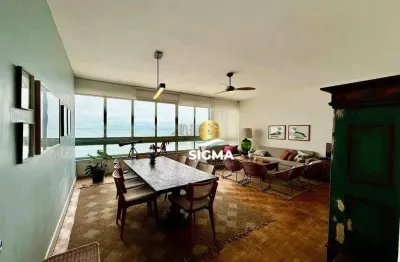 Apartamento com 3 quartos sendo 1 suíte à venda, 186 m² por r$ 1.100.000 - pitangueiras - guarujá/sp.