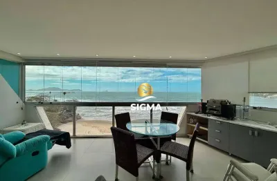 Frente mar - apartamento com 3 suítes à venda, 156 m² por r$ 2.400.000 - jardim astúrias - guarujá/sp.