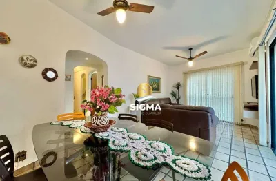 Apartamento com 3 dormitórios à venda, 87 m² por r$ 480.000 - pitangueiras - guarujá/sp.