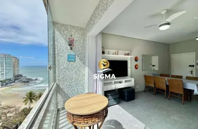 Apartamento com 3 dormitórios sendo 1 suítes  à venda, 104 m² por r$ 580.000 - pitangueiras - guarujá/sp