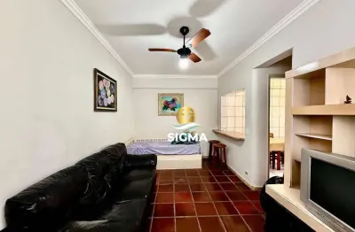Apartamento com 1 dormitório à venda, 65 m² por r$ 320.000,00 - pitangueiras - guarujá/sp