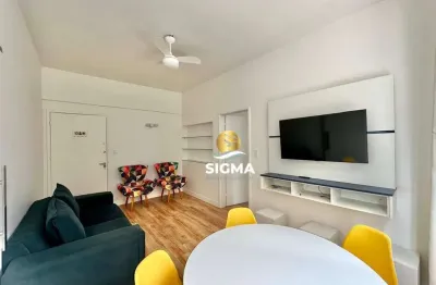 Apartamento com 1 dormitório à venda, 47 m² por r$ 400.000 - pitangueiras - guarujá/sp.