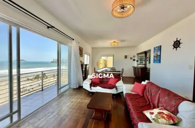 Apartamento com 4 dormitórios à venda, 210 m² por r$ 850.000,00 - pitangueiras - guarujá/sp