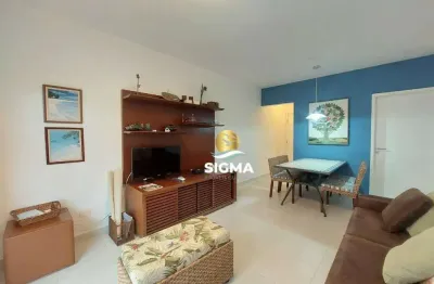 Apartamento com 3 dormitórios à venda, lazer - enseada - guarujá/sp