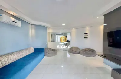 Cobertura com 3 dormitórios à venda, 129 m² por r$ 640.000,00 - jardim astúrias - guarujá/sp