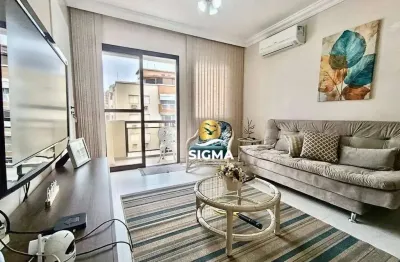 Apartamento com 3 dormitórios à venda, 85 m² por r$ 450.000,00 - enseada - guarujá/sp
