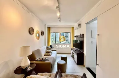 Apartamento com 2 dormitórios sendo 1 suíte  à venda, 85 m² por r$ 520.000 - pitangueiras - guarujá/sp