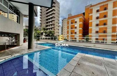 Apartamento com 3 dormitórios sendo 1 suíte à venda, 118 m² por r$ 830.000 - enseada - guarujá/sp.