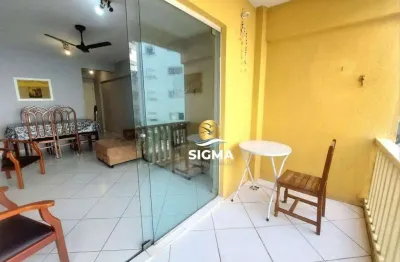 Apartamento com 2 dormitórios à venda, 80 m² por r$ 320.000,00 - enseada - guarujá/sp