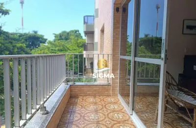Apartamento com 3 dormitórios à venda, 200 m² por r$ 450.000,00 - enseada - guarujá/sp
