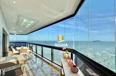 Apartamento com 4 dormitórios à venda, 251 m² - jardim astúrias - guarujá/sp