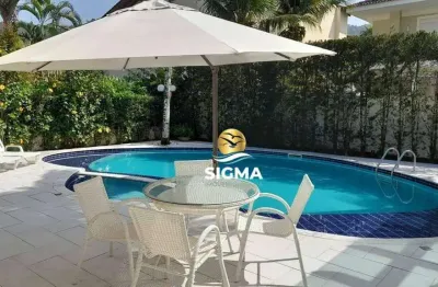 Casa com 5 suítes à venda, 400 m² por r$ 2.350.000 - granville - guarujá/sp.