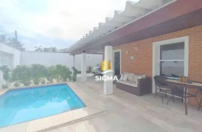 Casa com 5 dormitórios sendo 3 suítes à venda, 178 m² por r$ 860.000 - enseada - guarujá/sp.