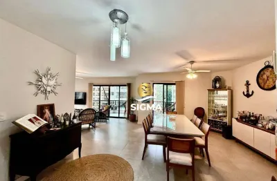 Apartamento com 4 dormitórios sendo 2 suítes à venda, 168 m² por r$ 950.000 - pitangueiras - guarujá/sp.