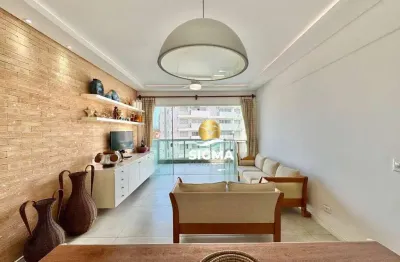 Apartamento com 3 dormitórios sendo 1 suíte  à venda, 90 m² por r$ 689.000 - jardim astúrias - guarujá/sp.