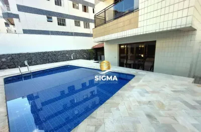 Apartamento à venda com 3 dormitórios (2 suítes), 1 vaga, lazer, guarujá/sp