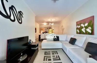 Apartamento com 3 quartos sendo 1 suíte à venda, 126 m² por r$ 750.000 - enseada - guarujá/sp.