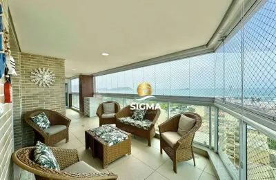 Apartamento com 4 quartos sendo 1 suíte à venda, 160 m² por r$ 1.590.000 - enseada - guarujá/sp.