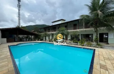 Pousada com 17 suítes, 487 m² - venda por r$ 3.000.000 ou aluguel por r$ 17.000/mês - enseda - guarujá/sp.