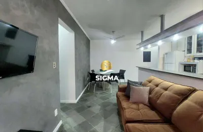 Apartamento com 2 dormitórios (1 suíte), lazer, 1 vaga, à venda - enseada - guarujá/sp.