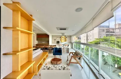 Apartamento com 3 dormitórios à venda, 157 m² por r$ 1.490.000,00 - enseada - guarujá/sp