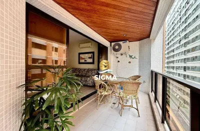 Apartamento com 3 quartos sendo 1 suíte à venda, 110 m² por r$ 640.000 - pitangueiras - guarujá/sp.